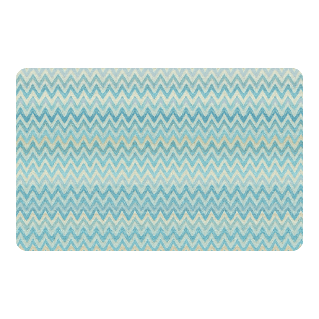 Ocean Blue Chevron