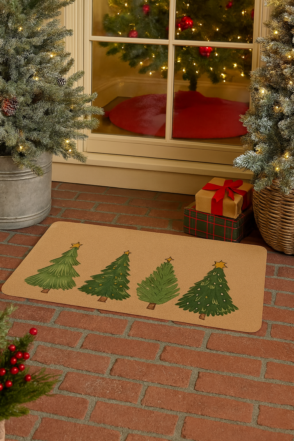 Step Into Christmas Doormat