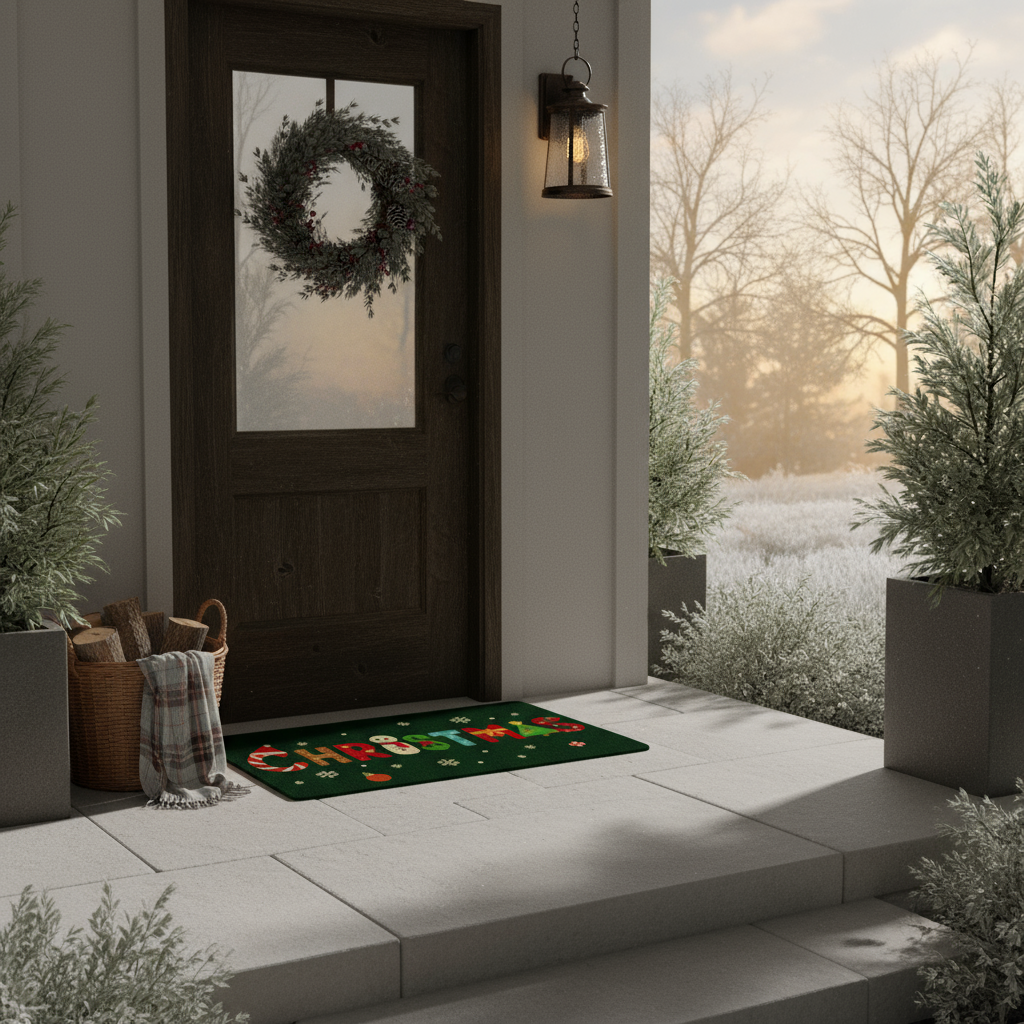 Festive Christmas Doormat