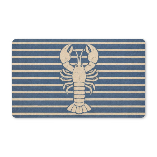 Harbor Stripe Lobster All-Purpose Mat