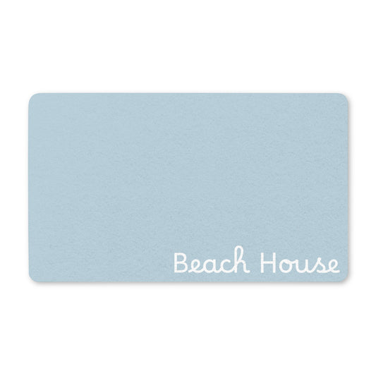 Beach House Soft Blue All-Purpose Mat
