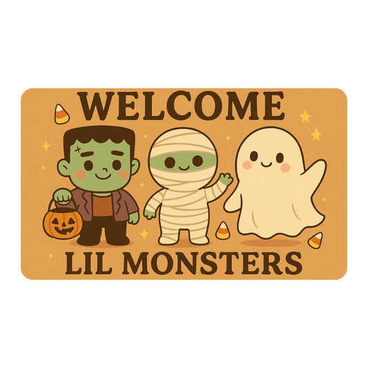 Welcome Lil Monsters Mat