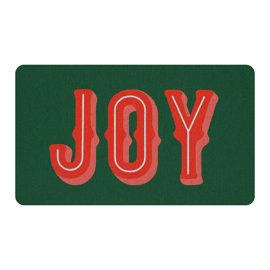 Holiday Joy Doormat