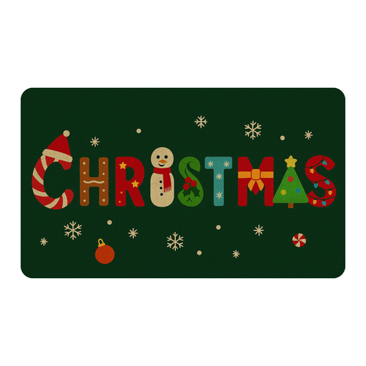 Festive Christmas Doormat