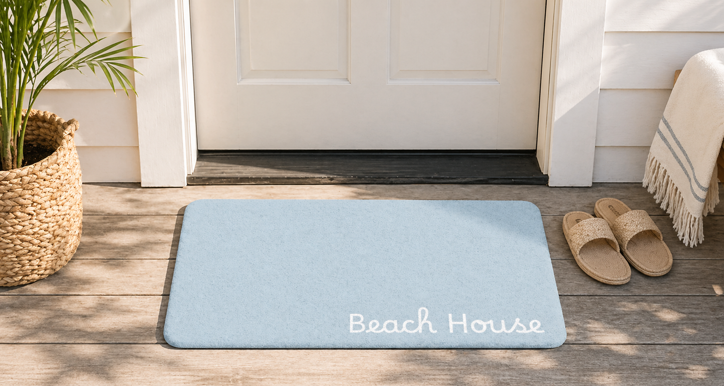 Beach House Soft Blue All-Purpose Mat